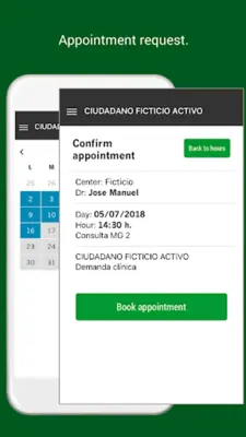 Citas Andalucía android App screenshot 1